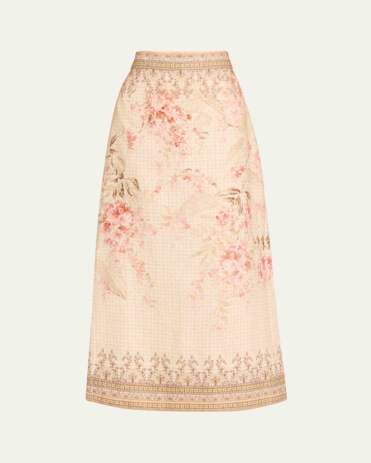 Zimmermann Illuminate Pencil Midi Skirt