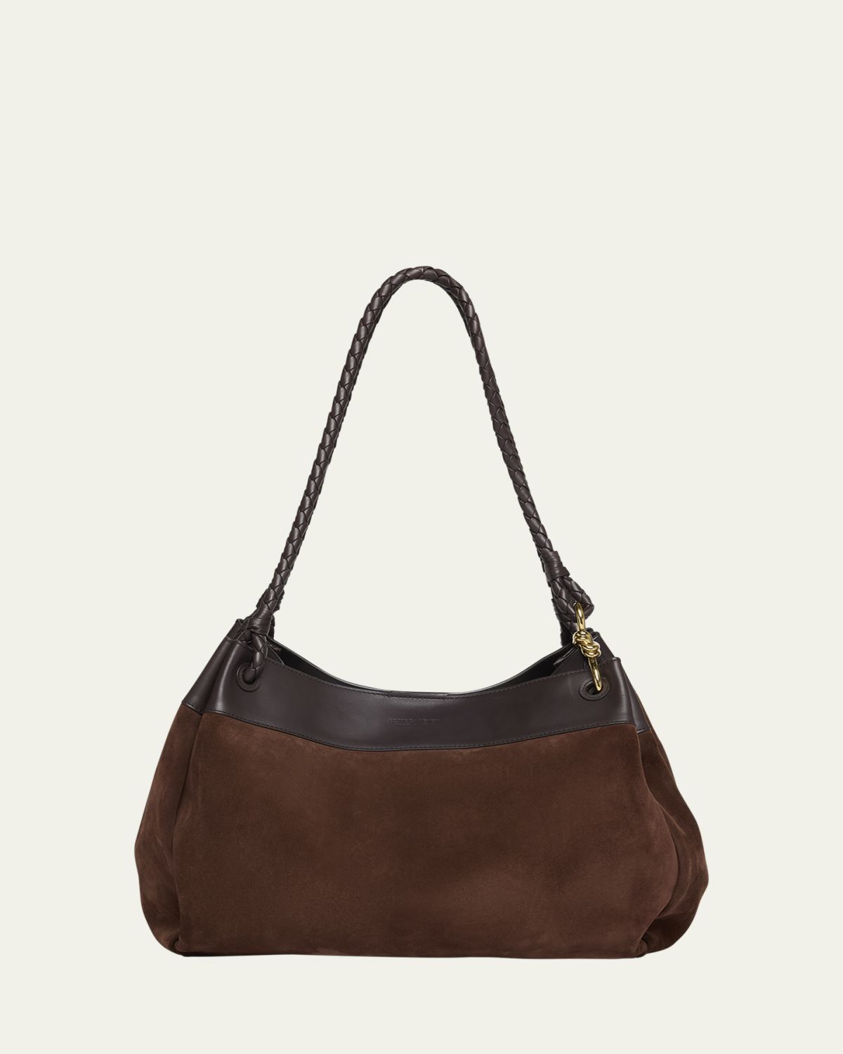 Bottega Veneta Parachute Maxi Suede Shoulder Bag