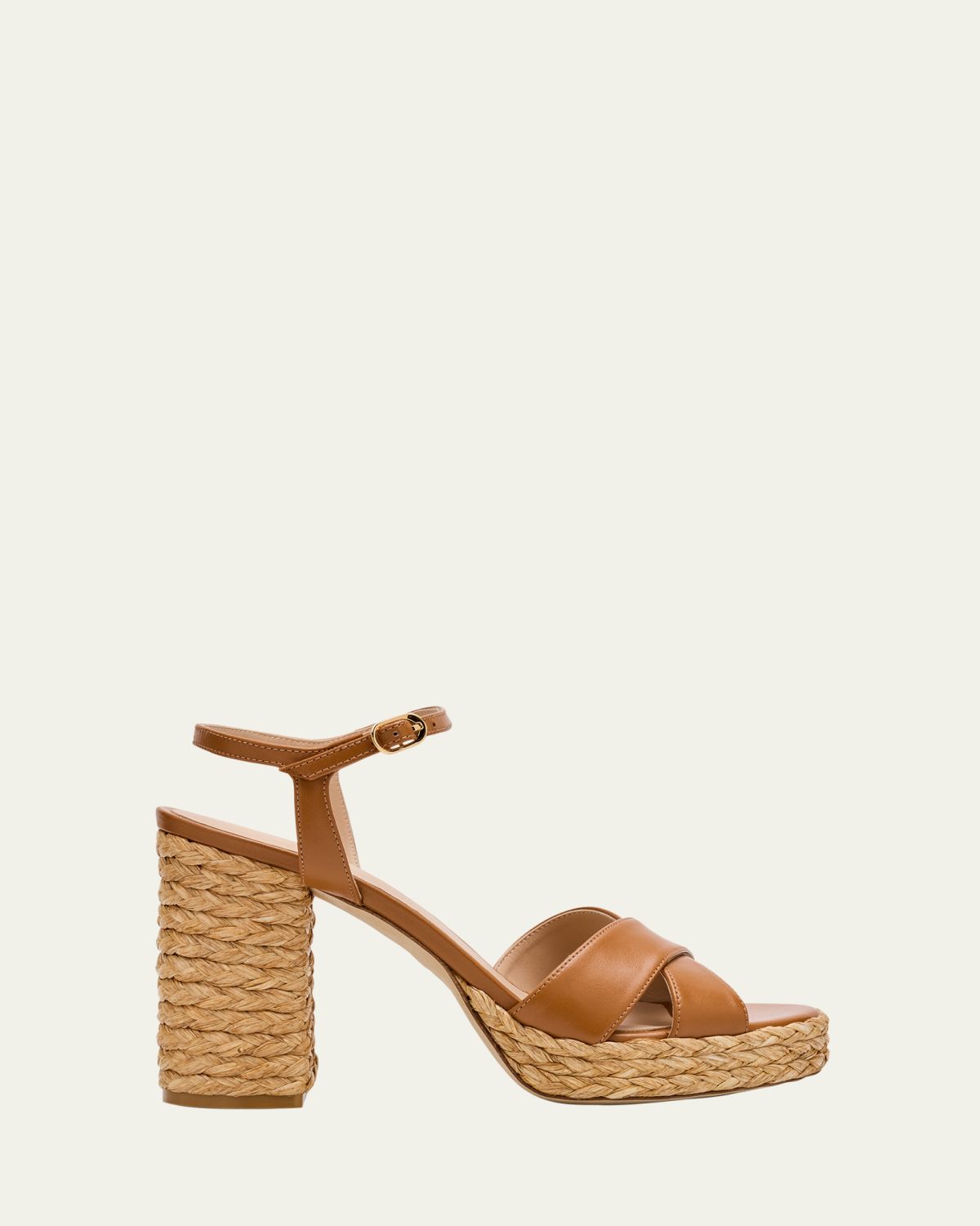 Stuart Weitzman Dayna Leather Crisscross Platform Sandals | Thumbnail 6 Stuart Weitzman Dayna Leather Crisscross Platform Sandals | Thumbnail 6