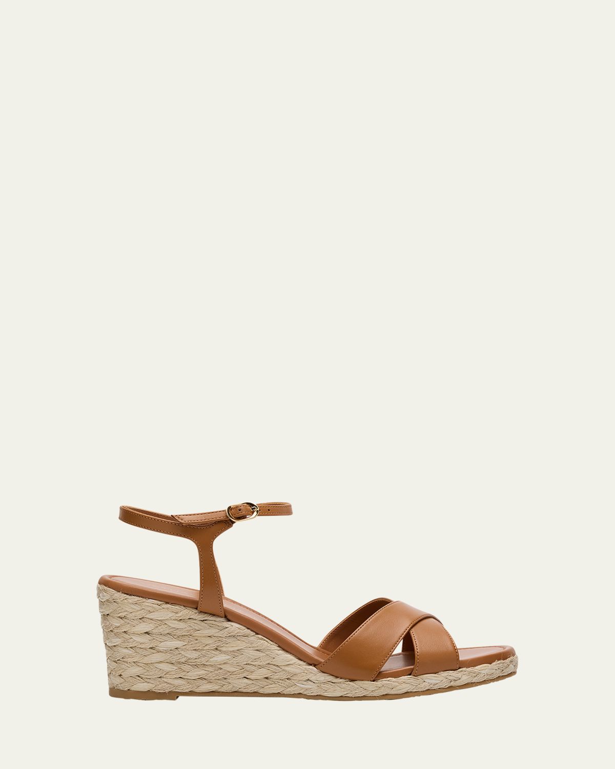 Stuart Weitzman Dayna Leather Crisscross Espadrille Sandals | Thumbnail 5 Stuart Weitzman Dayna Leather Crisscross Espadrille Sandals | Thumbnail 5