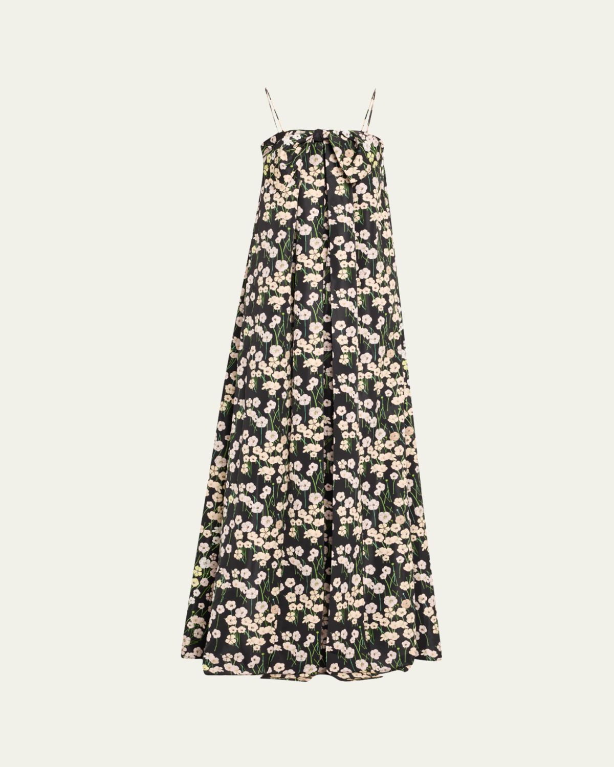 BERNADETTE Estelle Floral A-Line Gown With Bow