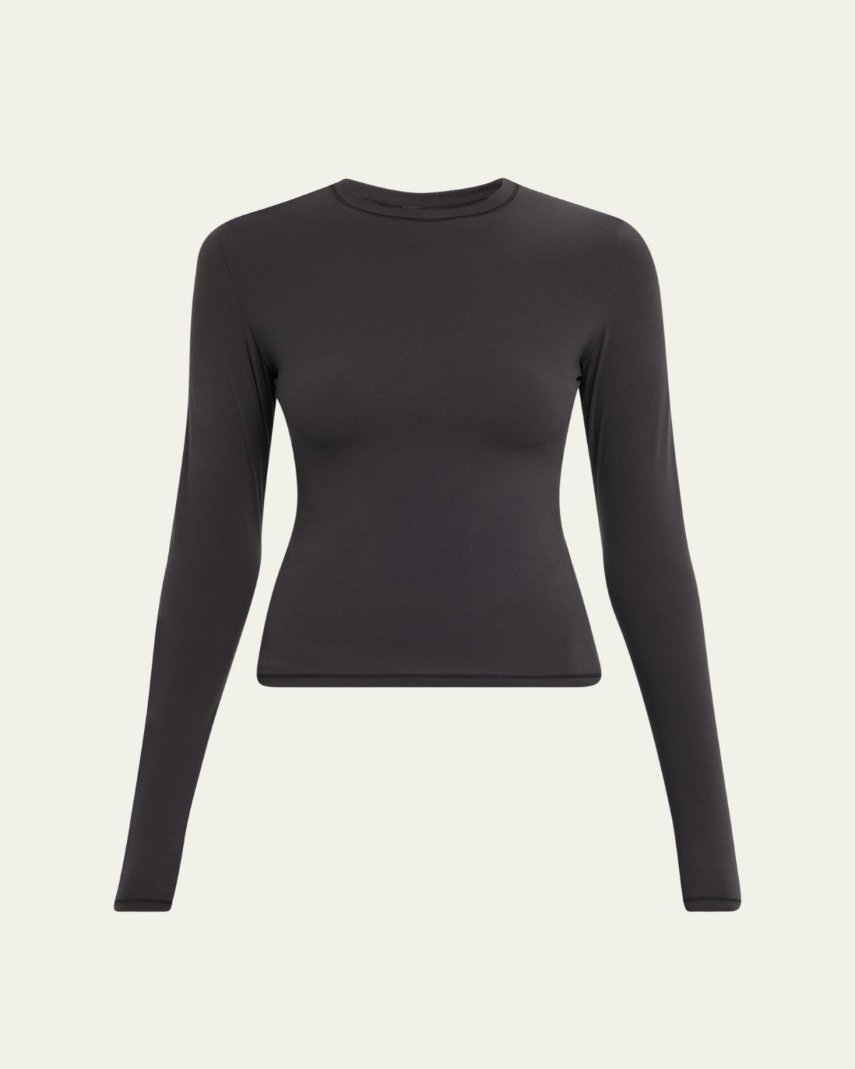 SKIMS Fits Everybody Crewneck Long-Sleeve T-Shirt