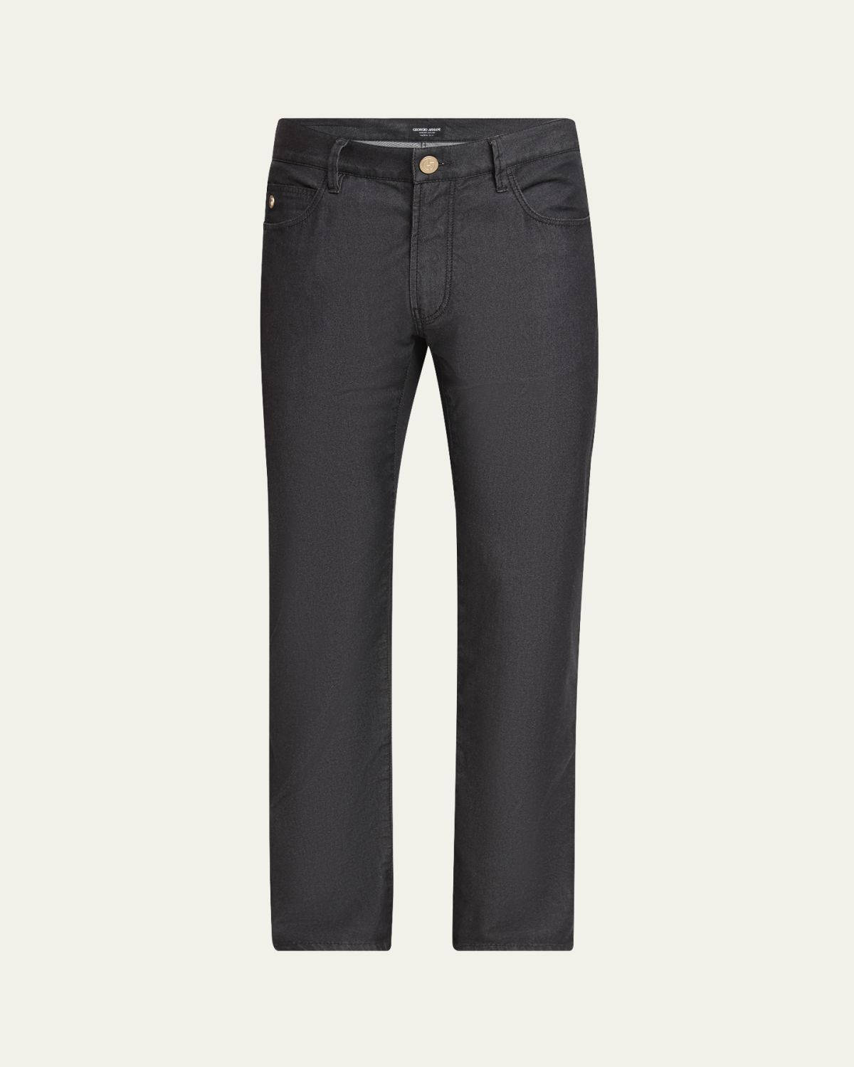 Giorgio Armani Men's Cotton-Silk 5-Pocket Pants | Thumbnail 6