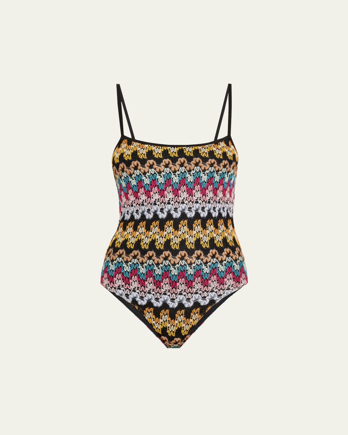 Missoni Multi Crochet One-Piece Swimsuit