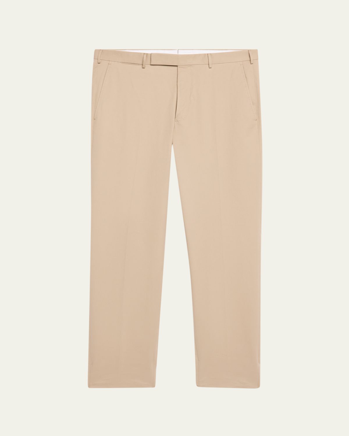 ZEGNA Men's Wool Slim Flat-Front Trousers