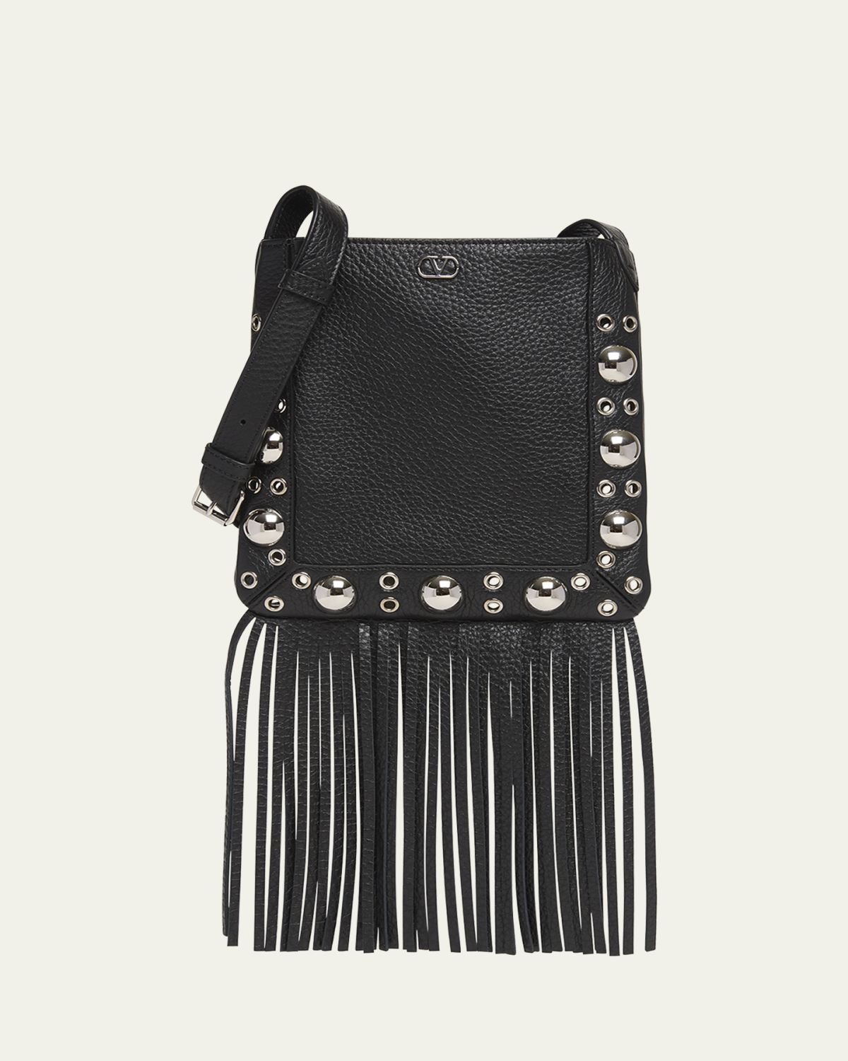 Valentino Garavani Nellcote Small Fringe Studded Leather Crossbody Bag | Thumbnail 10 Valentino Garavani Nellcote Small Fringe Studded Leather Crossbody Bag | Thumbnail 10