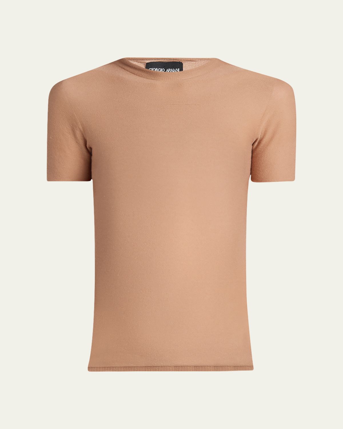 Giorgio Armani Short Sleeve Cotton Sweater