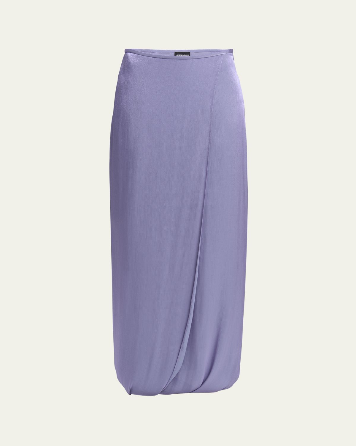 Giorgio Armani Long Draped Straight Skirt
