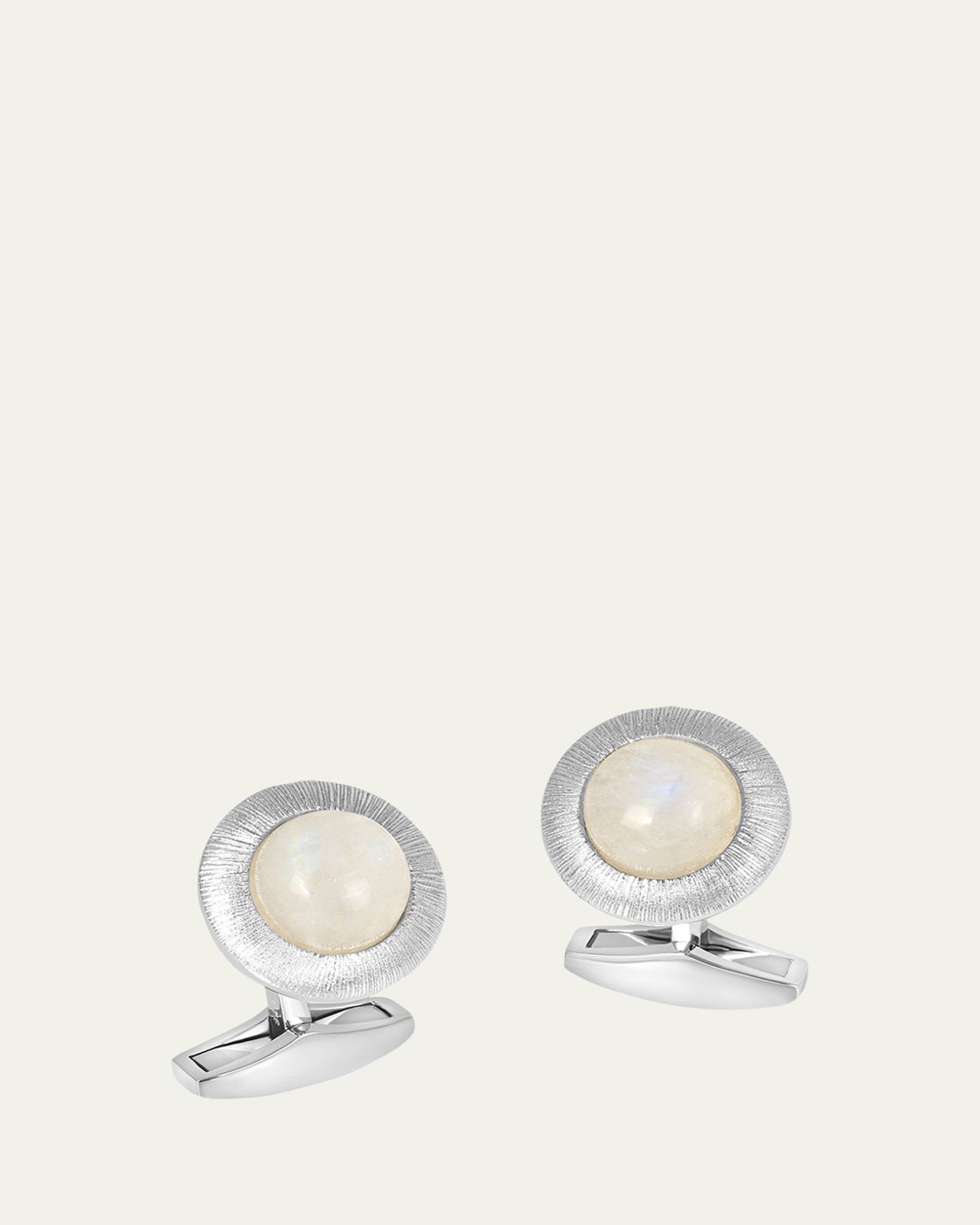 Tateossian Men's Graffiato Moonstone Cufflinks, Limited Edition