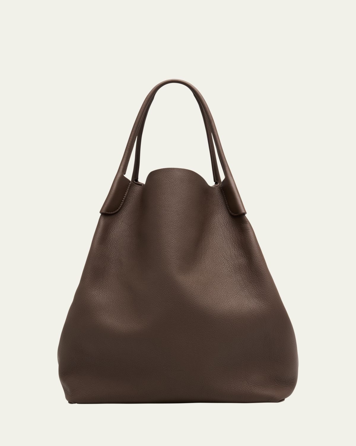 Loro Piana Bale Leather Hobo Bag