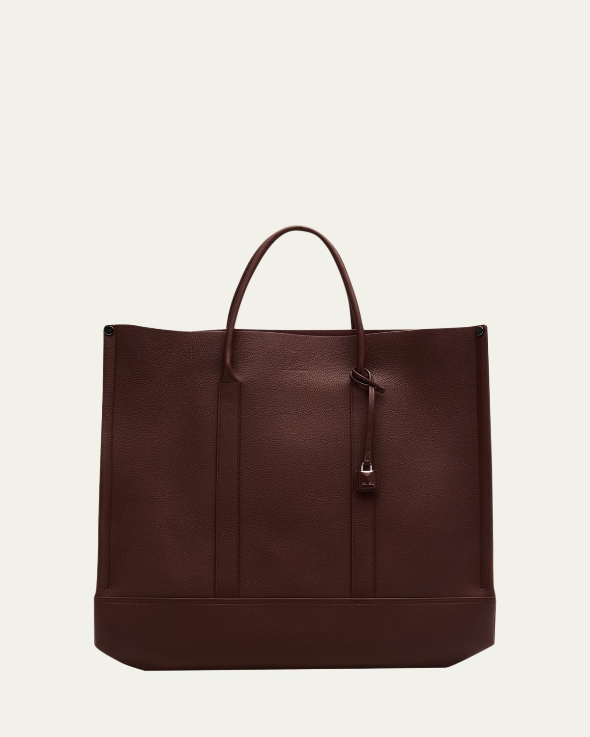 Loro Piana Beam Leather Tote Bag