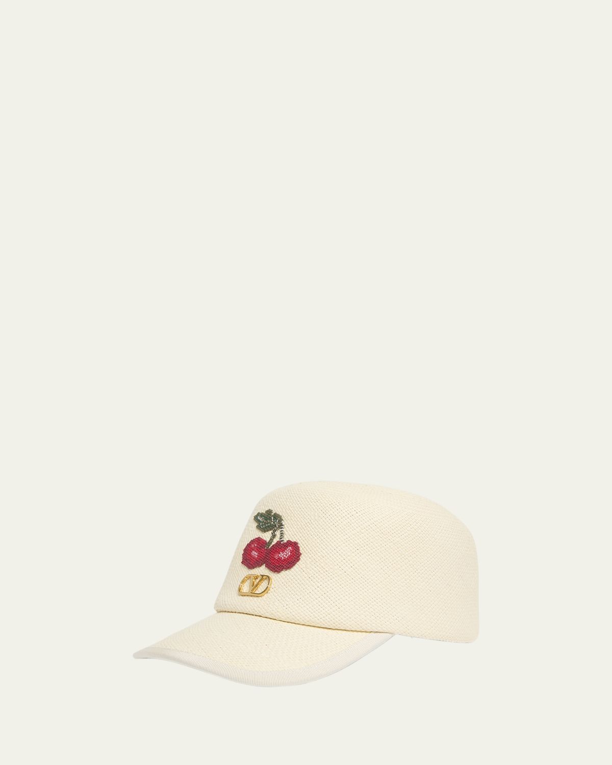 Valentino Garavani Cherry V-Logo Baseball Cap | Thumbnail 3