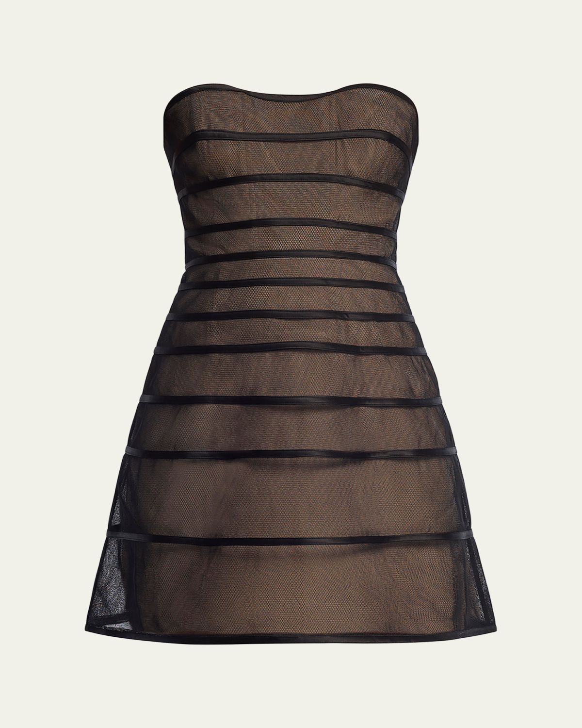 BCBGMAXAZRIA Strapless Fit-&-Flare Mini Dress | Thumbnail 6