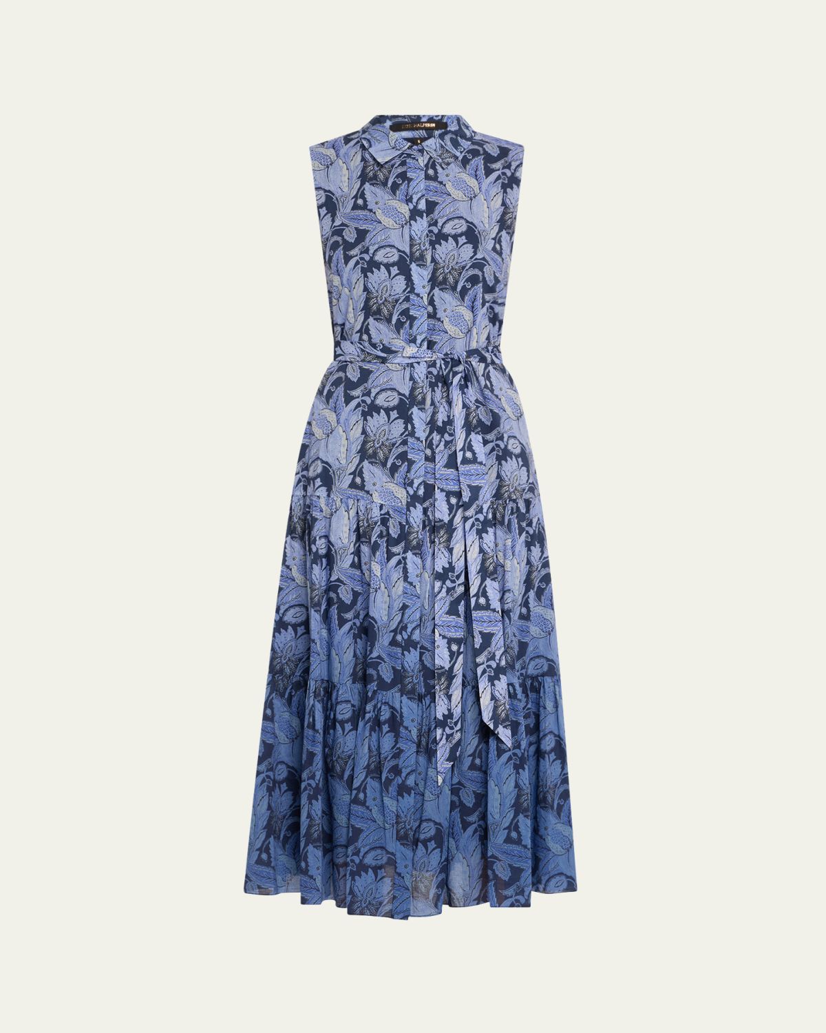 Kobi Halperin Blayn Tiered Ombre Floral-Print Maxi Dress