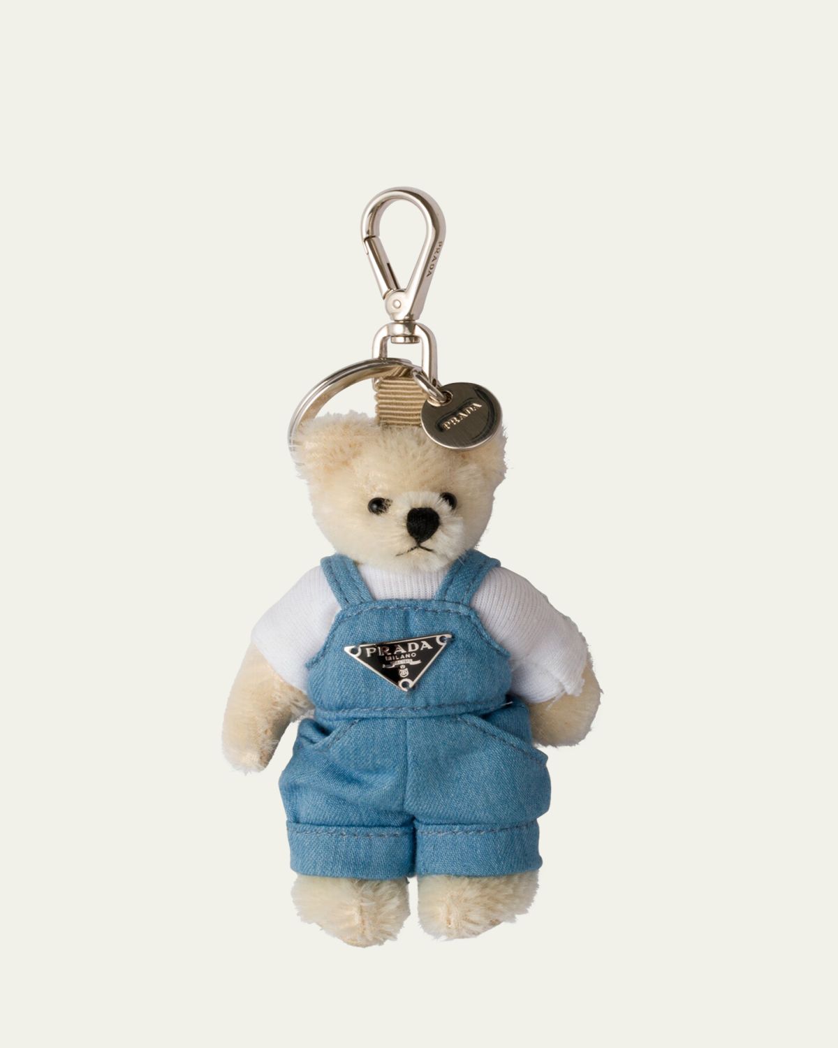 Prada Men's Edo Teddy Plush Bag Charm