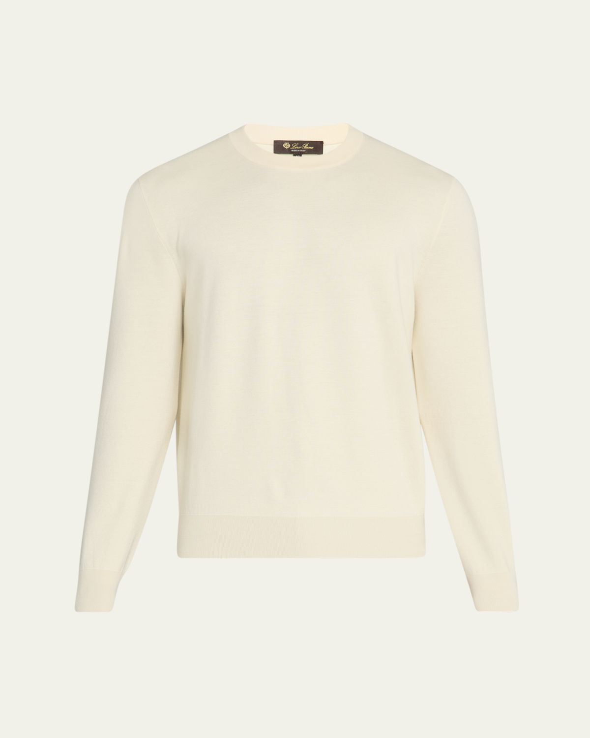 Loro Piana Men's Empire Wish Wool Crewneck Sweater