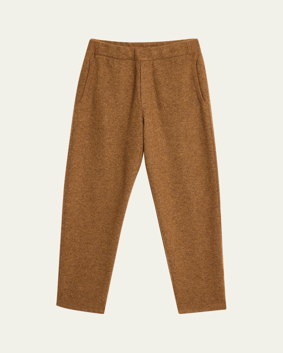 Loro Piana Men's Rio Bodro Novalis Cashmere Melange Pull-On Pants