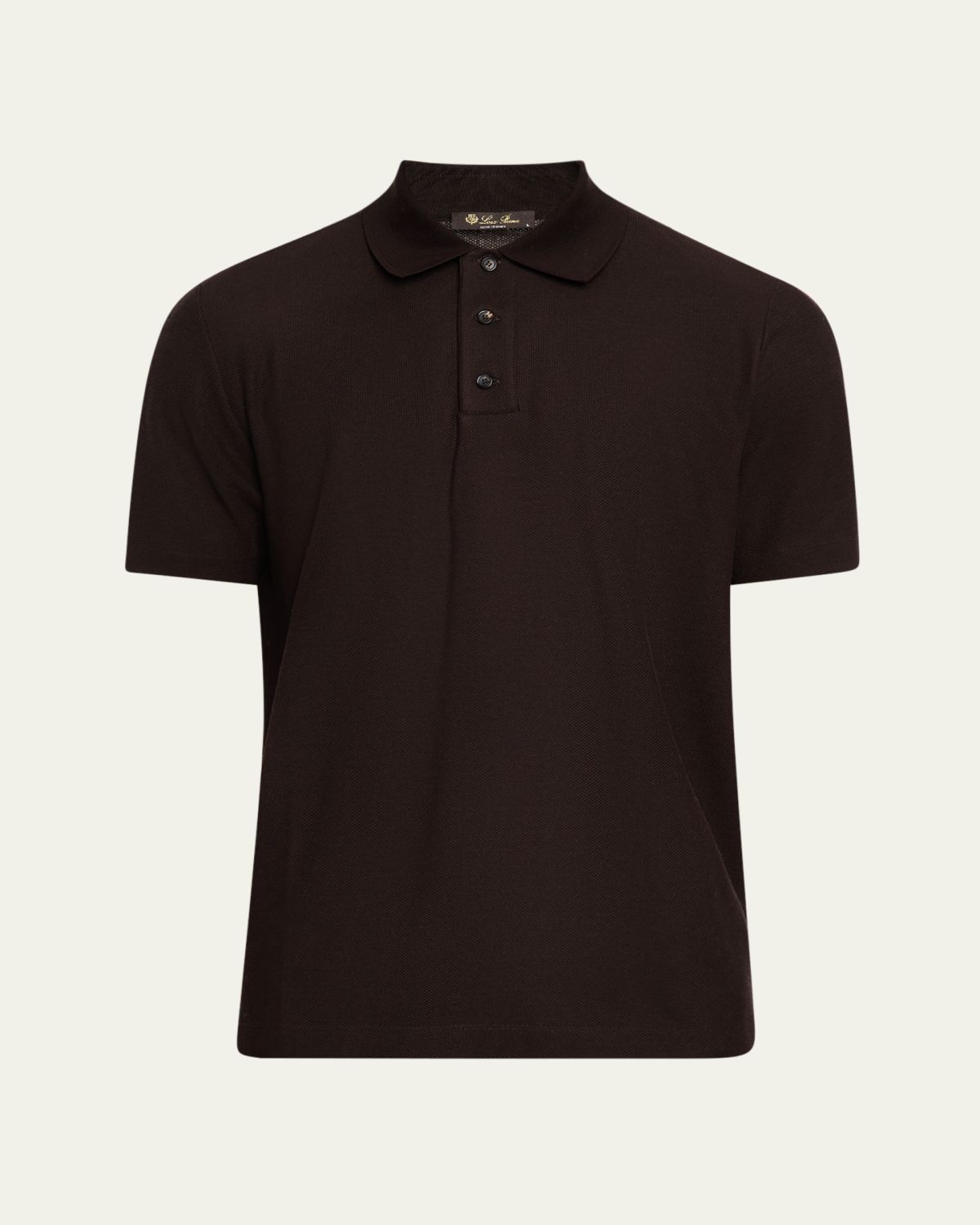 Loro Piana Men 's Cerro Cotton and Cashmere Polo Shirt