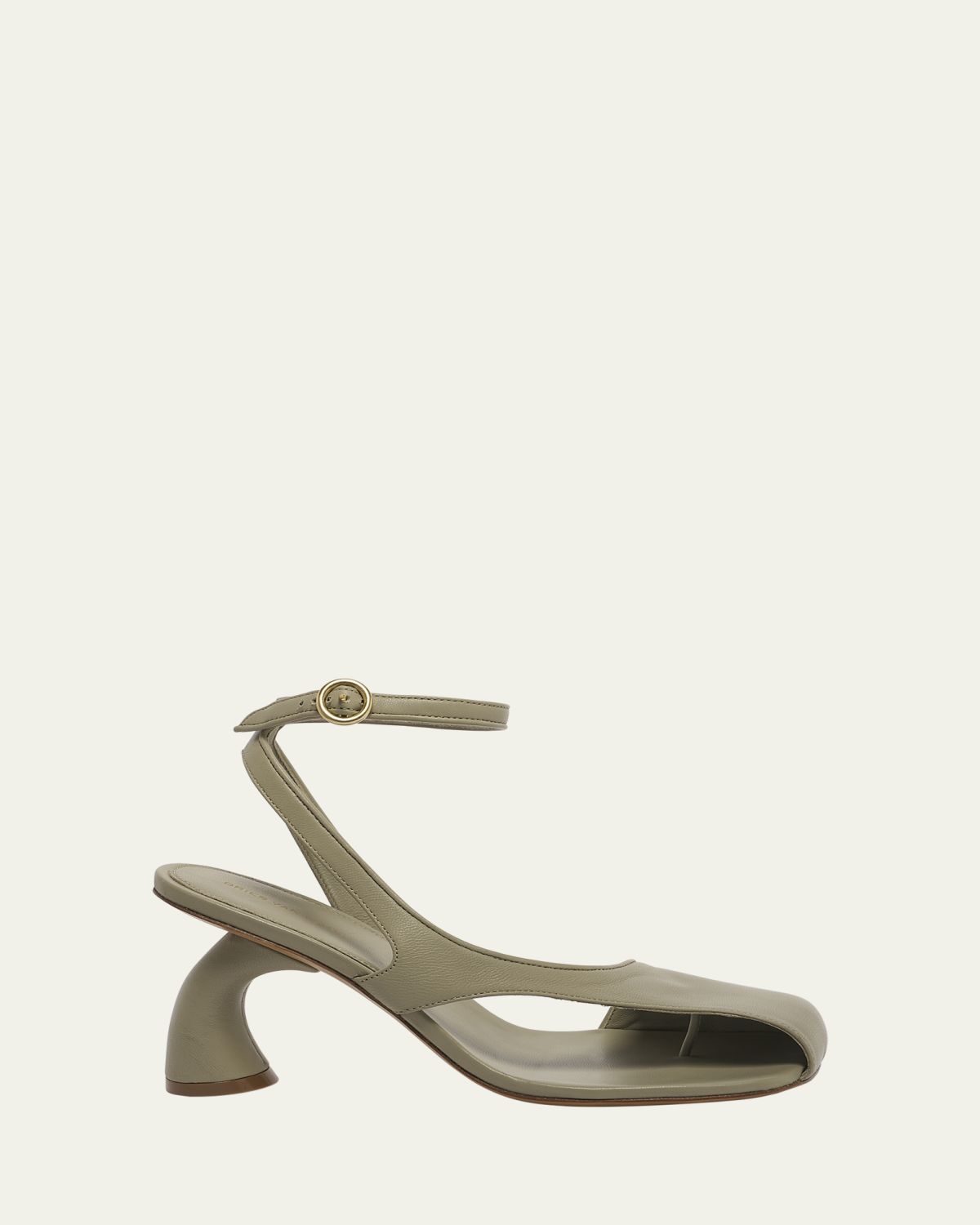 Dries Van Noten Virgo Leather Asymmetrical Sandals
