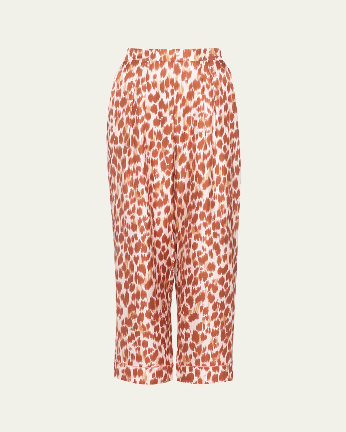 Eres Jaragua Cropped Abstract-Print Lounge Pants