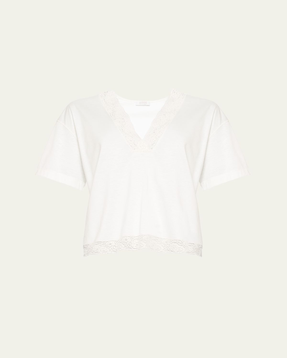 Eres Ideale Lace-Trim Shirt