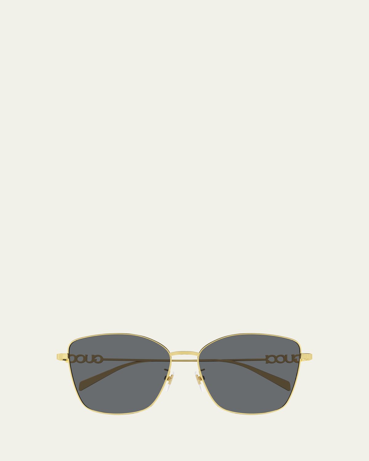 Gucci GG1805SA Logo-Print Metal Sunglasses