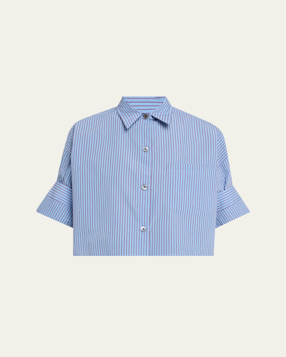 TWP Next Ex Striped Button-Front Shirt