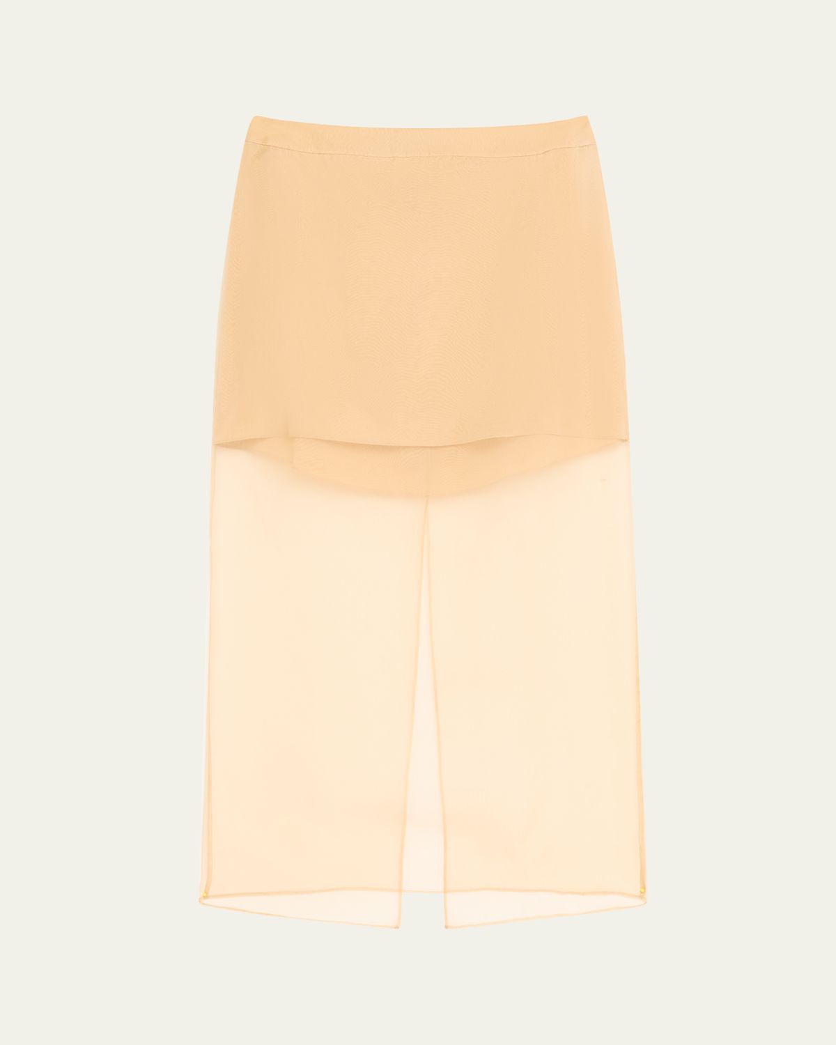 TWP Sylkie Silk Organza Midi Skirt