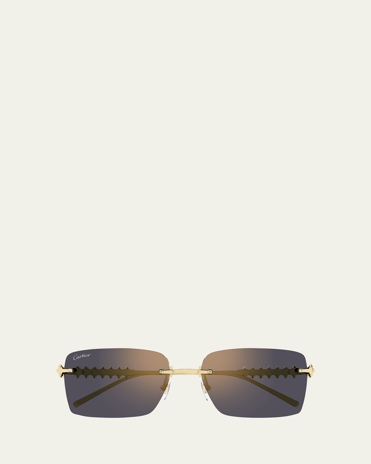 Cartier Rimless Metal Rectangle Sunglasses | Thumbnail 4 Cartier Rimless Metal Rectangle Sunglasses | Thumbnail 4
