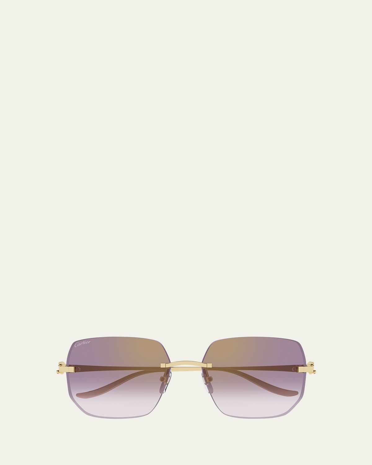 Cartier Rimless Metal Butterfly Sunglasses | Thumbnail 4 Cartier Rimless Metal Butterfly Sunglasses | Thumbnail 4