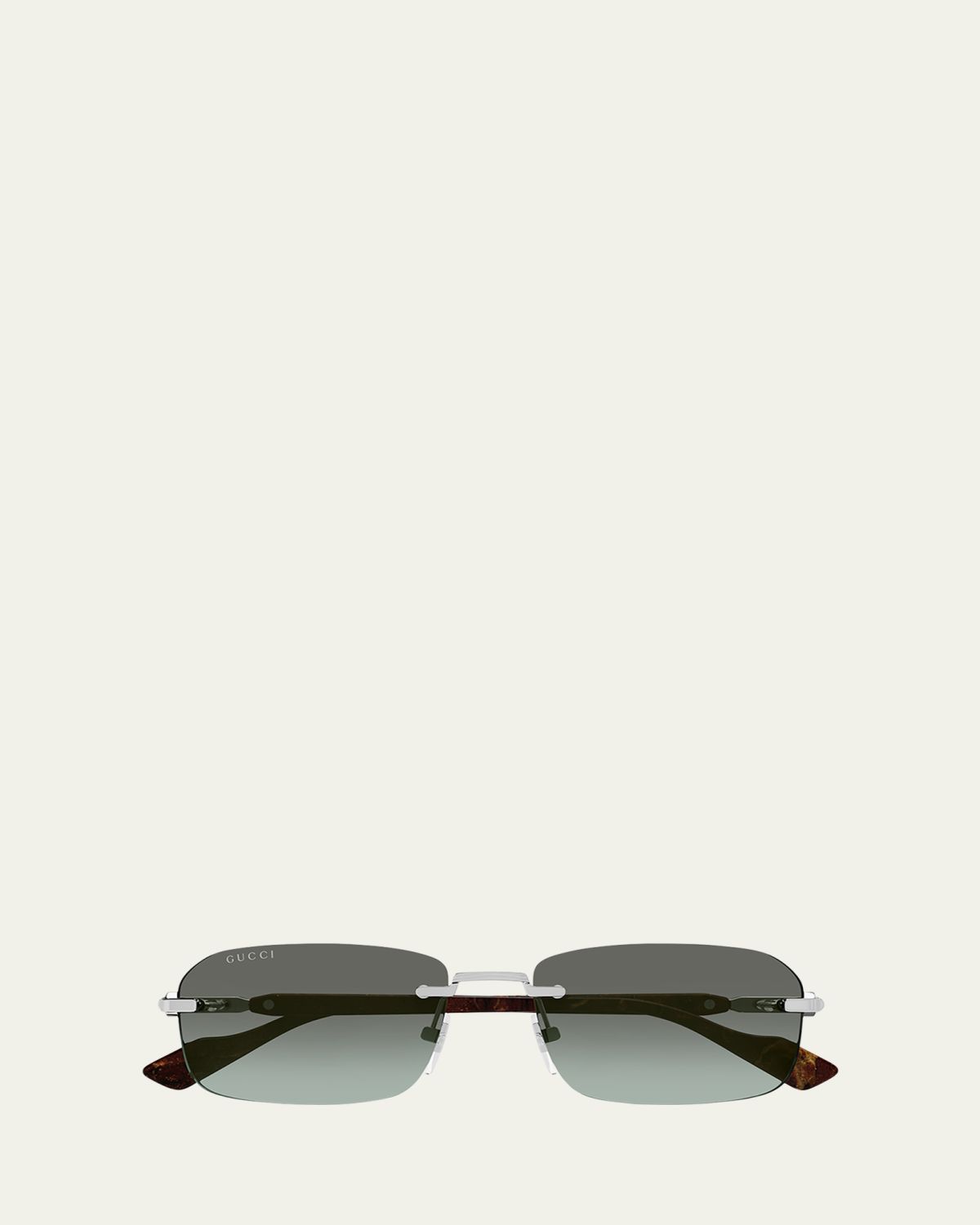 Gucci Men's GG1221SM Rimless Metal Rectangle Sunglasses | Thumbnail 3 Gucci Men's GG1221SM Rimless Metal Rectangle Sunglasses | Thumbnail 3