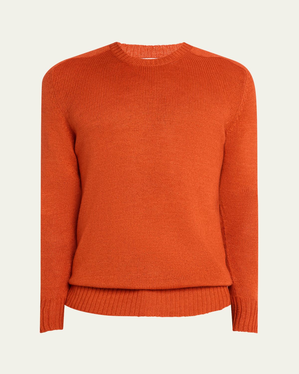 Anderson & Sheppard Men's Wool and Silk Knit Crewneck Sweater
