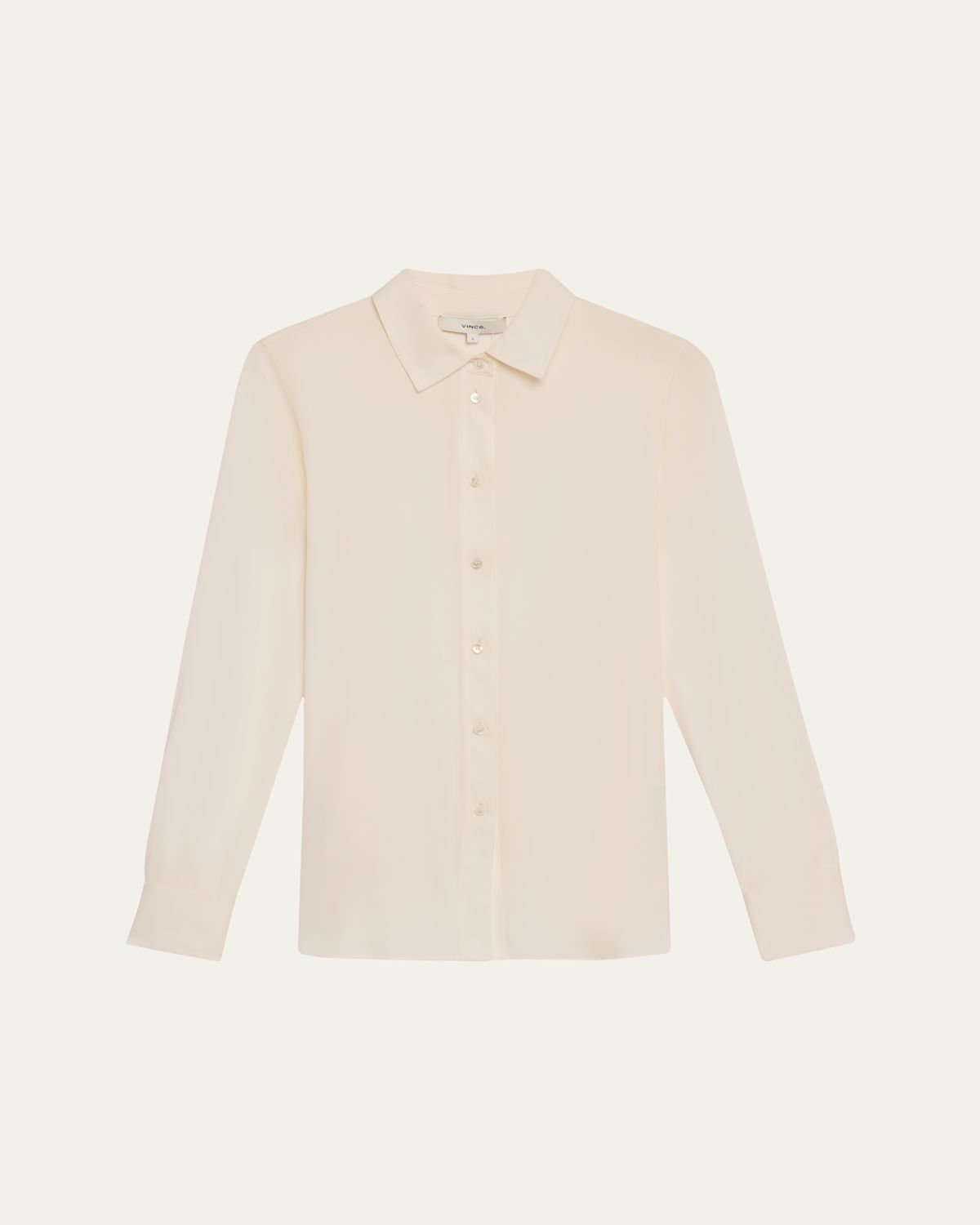 Vince Classic Button-Front Blouse