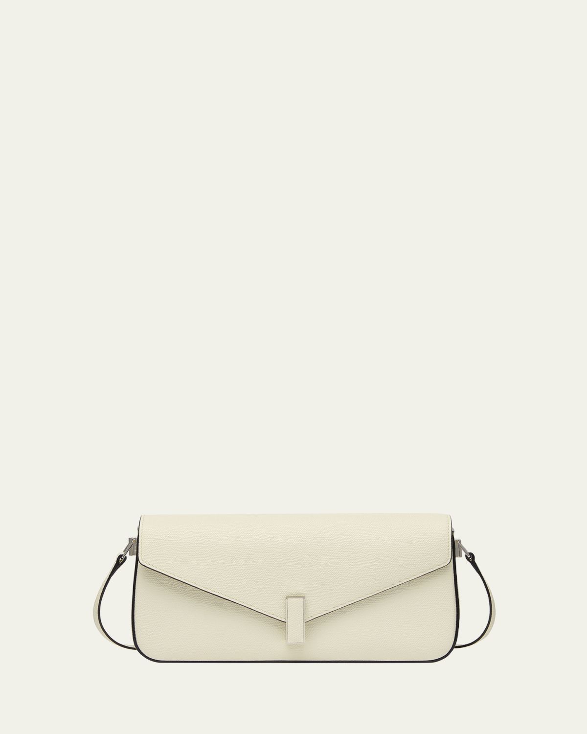Valextra Iside Flap Leather Shoulder Bag
