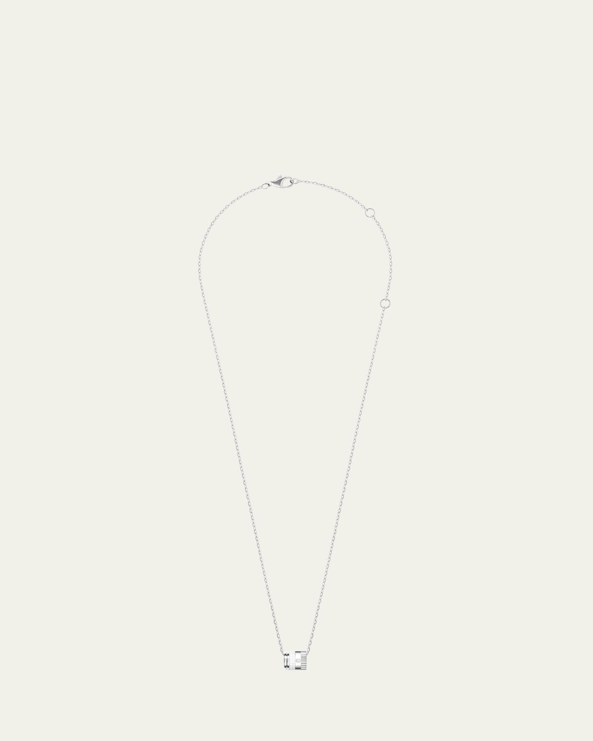 Boucheron 18K White Gold Quatre Double White Edition Pendant Necklace with Diamond