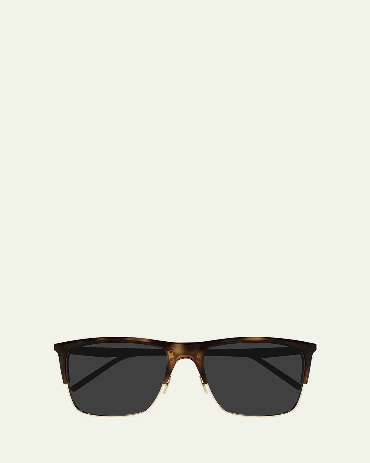 Saint Laurent Men's SL 768M Acetate Rectangle Sunglasses