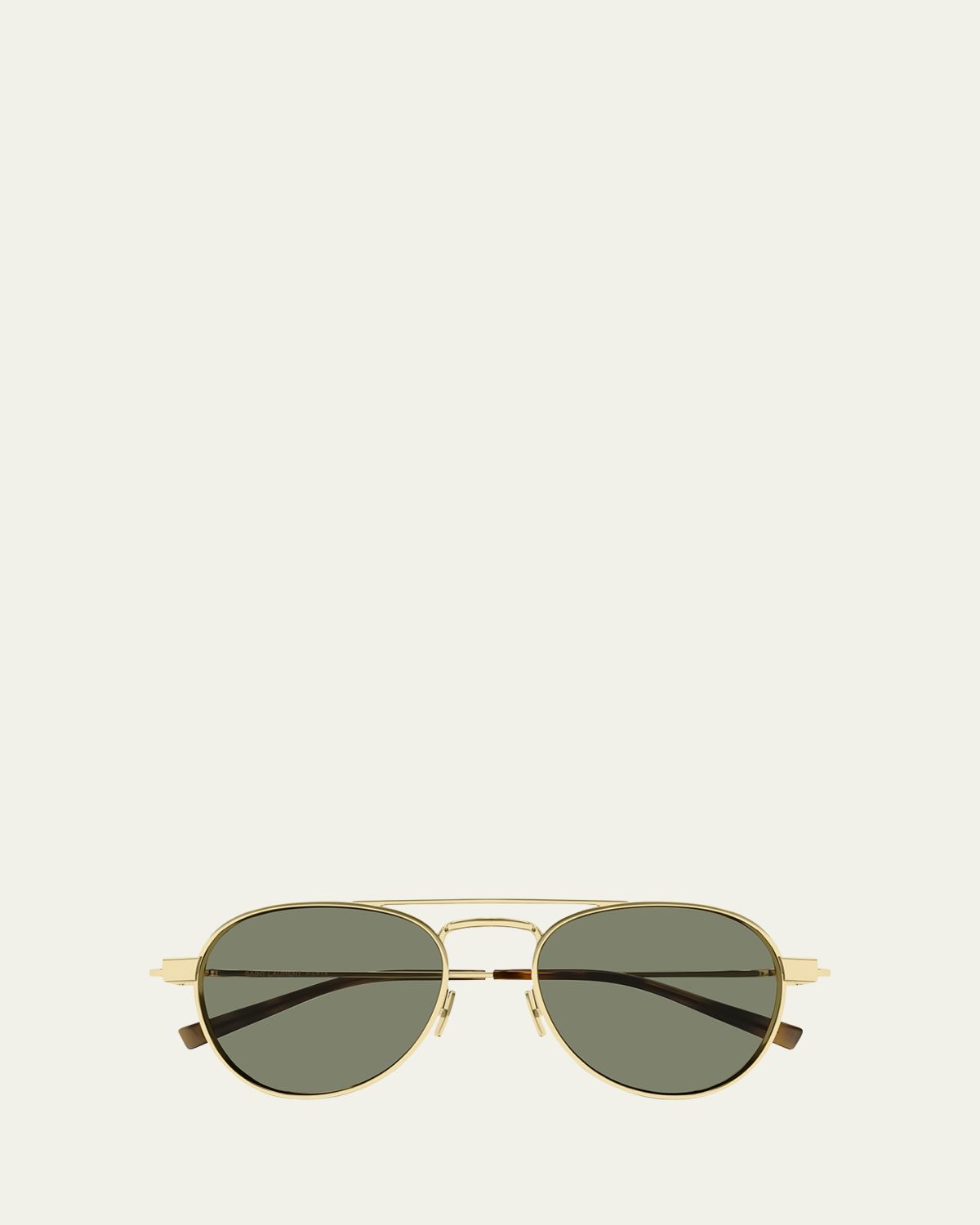 Saint Laurent Men's SL 708M Metal Round Sunglasses