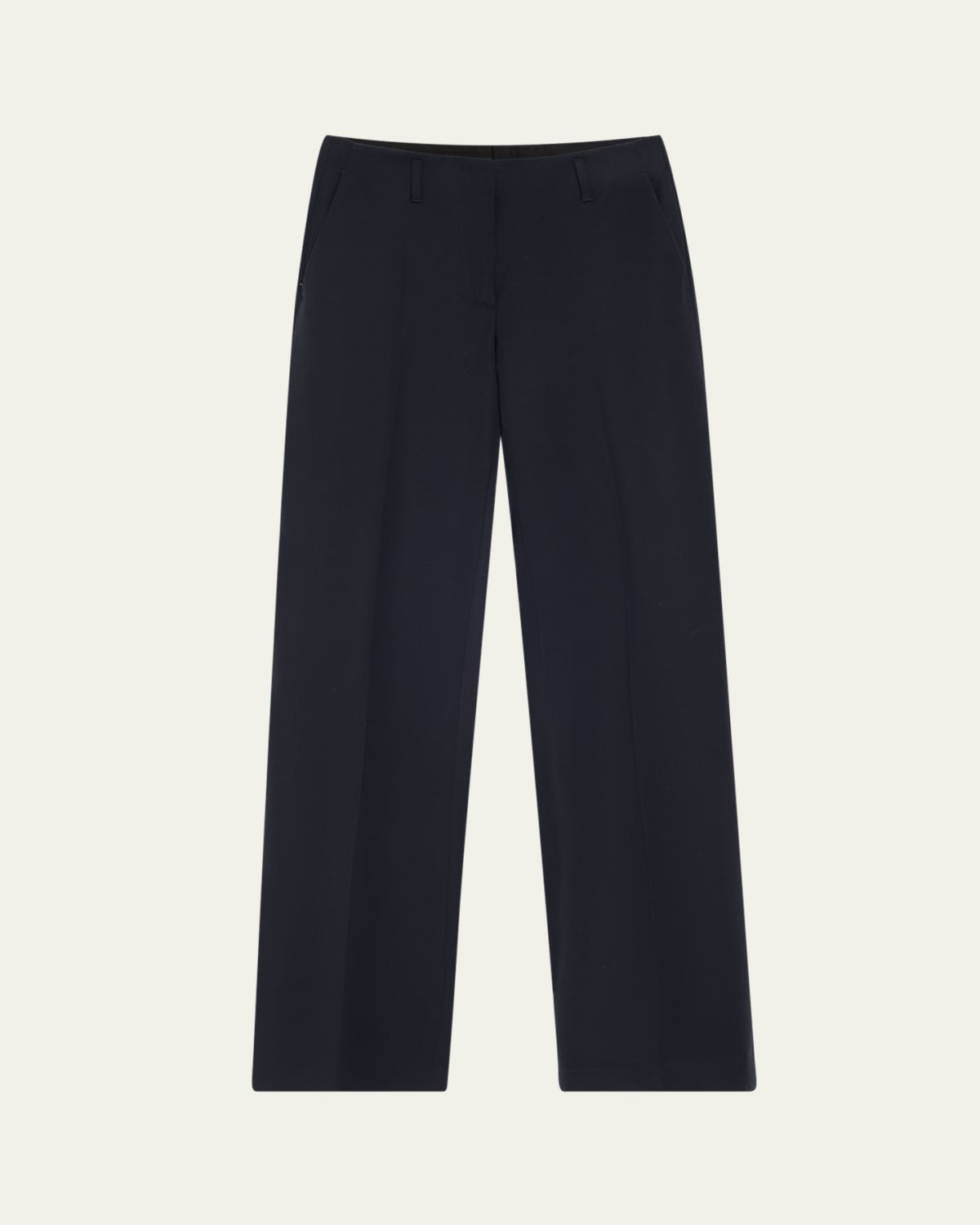 Dries Van Noten Parchia Bis Straight Leg Wool Pants