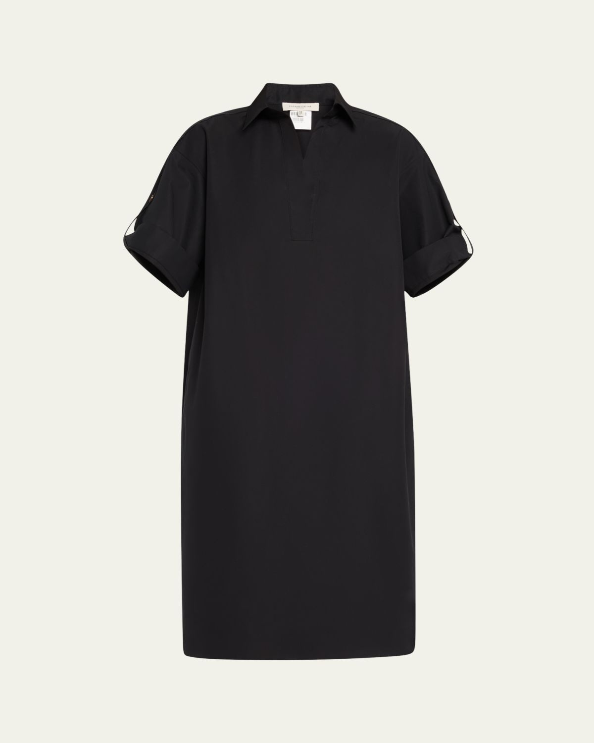 Lafayette 148 New York Tab-Sleeve Cotton Dress