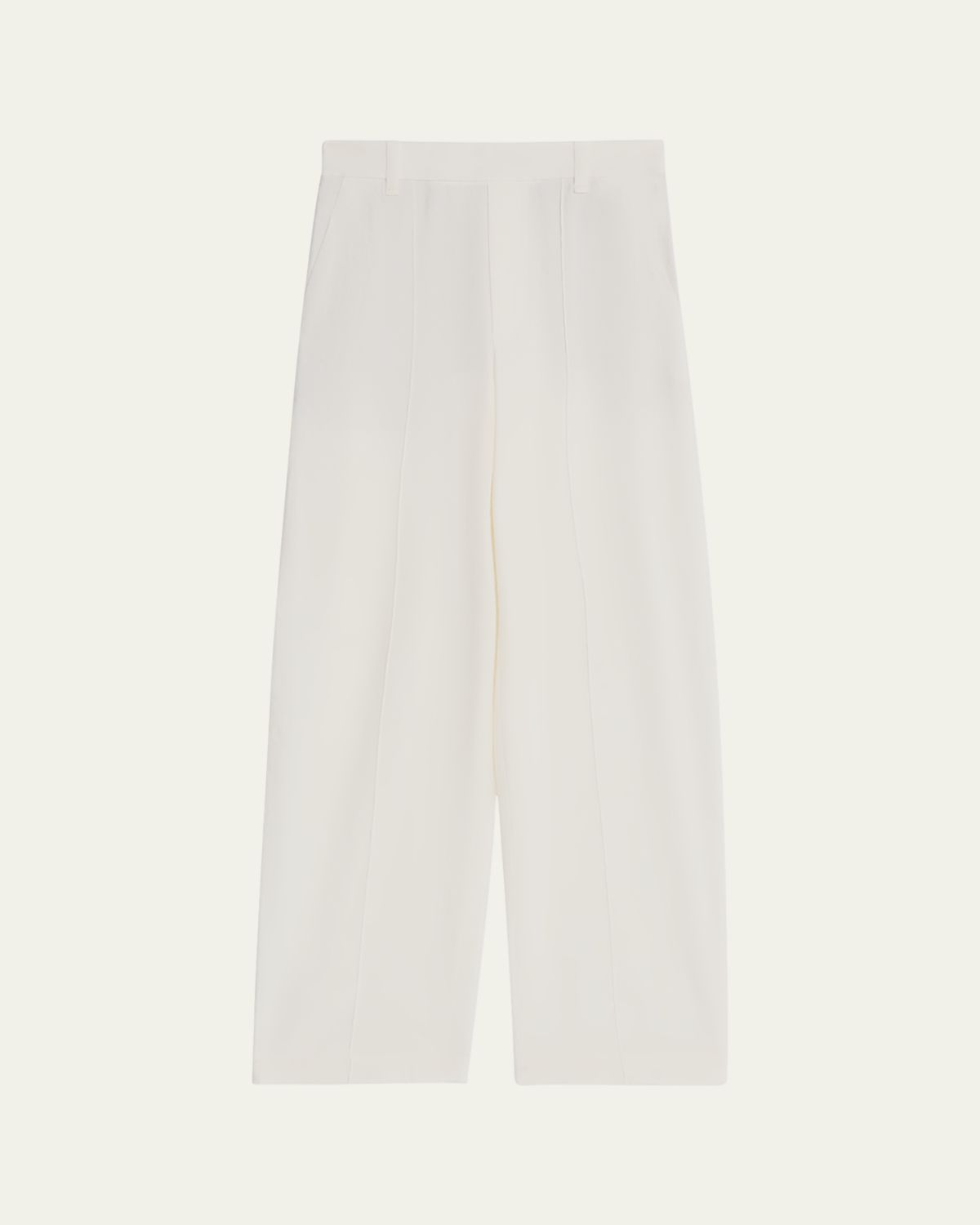 Vince Joan High-Rise Pull-On Linen Pants