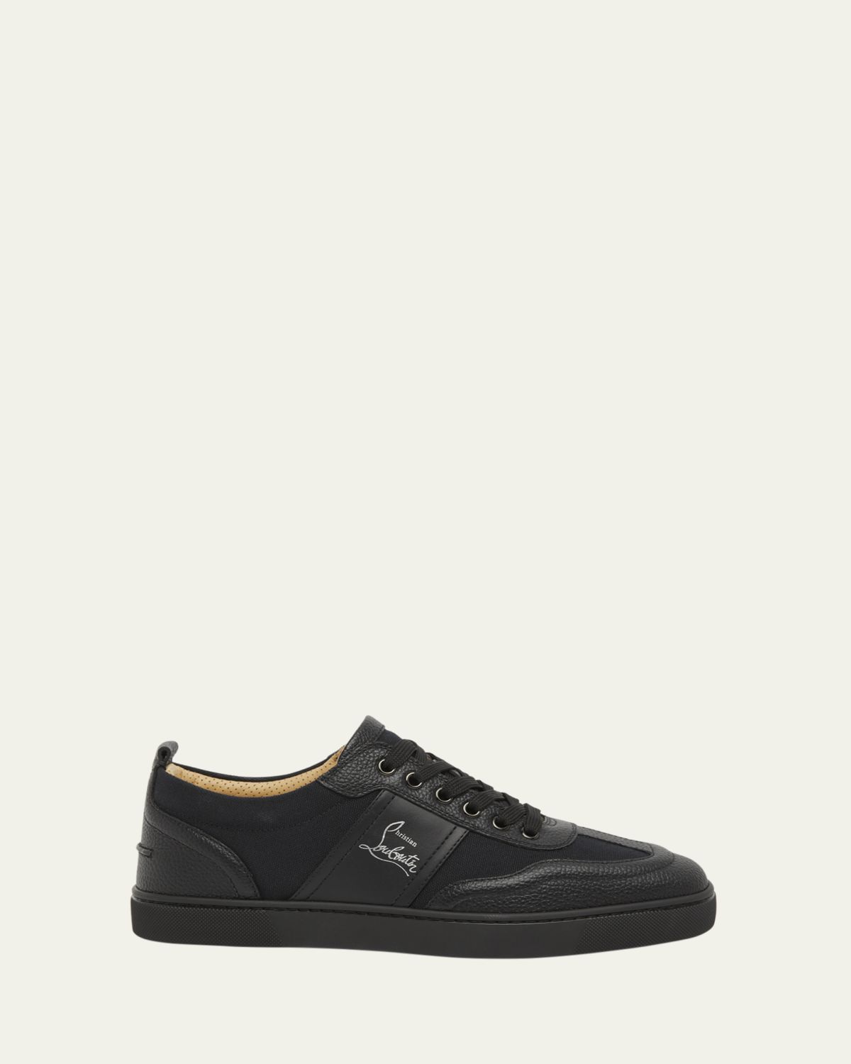 Christian Louboutin Men's Retero Canvas and Leather Low-Top Sneakers | Thumbnail 4