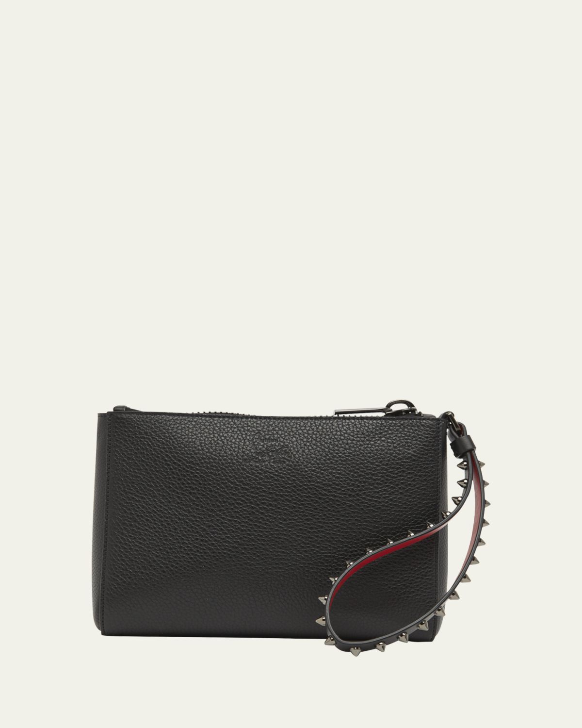 Christian Louboutin Cabata Mini Pouch Wristlet in Leather | Thumbnail 4 Christian Louboutin Cabata Mini Pouch Wristlet in Leather | Thumbnail 4