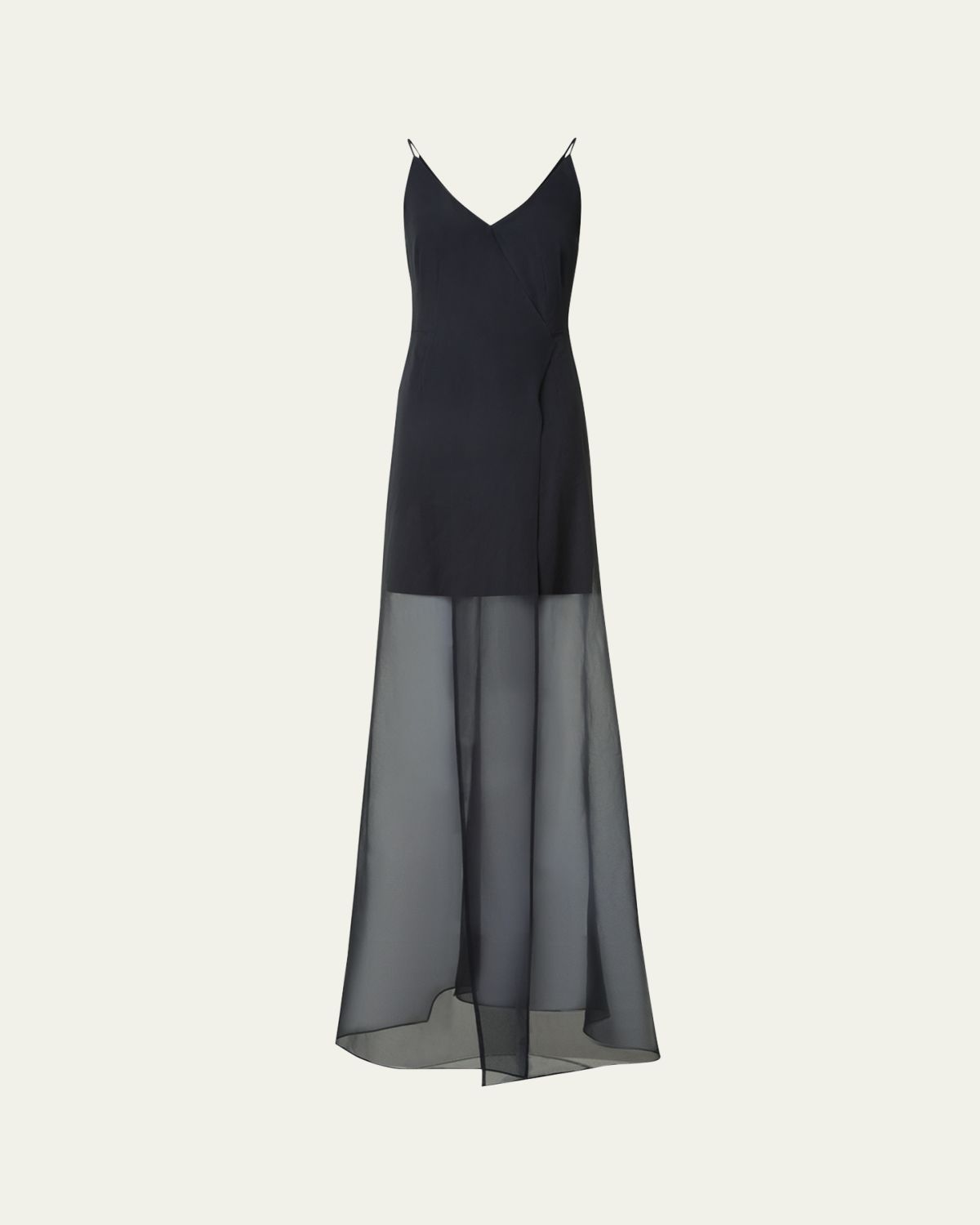 Akris Silk Panama Overlayer Gown