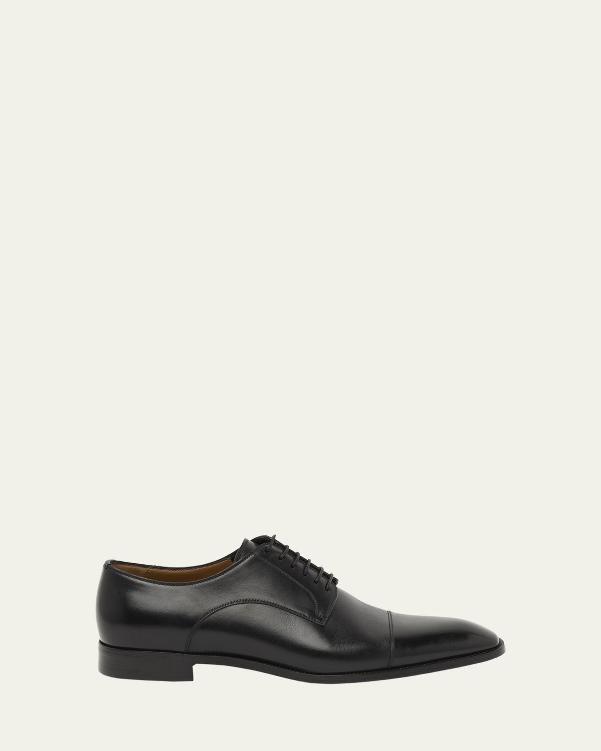 Christian Louboutin Men's Top 5 Leather Derby Shoes with Everlasting Red Sole | Thumbnail 6