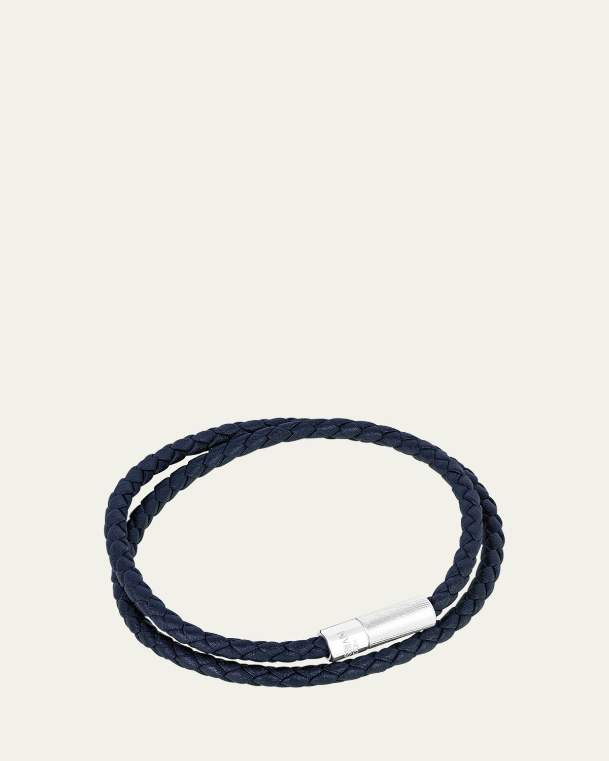 Tateossian Men's Pop Rigato Leather Bracelet
