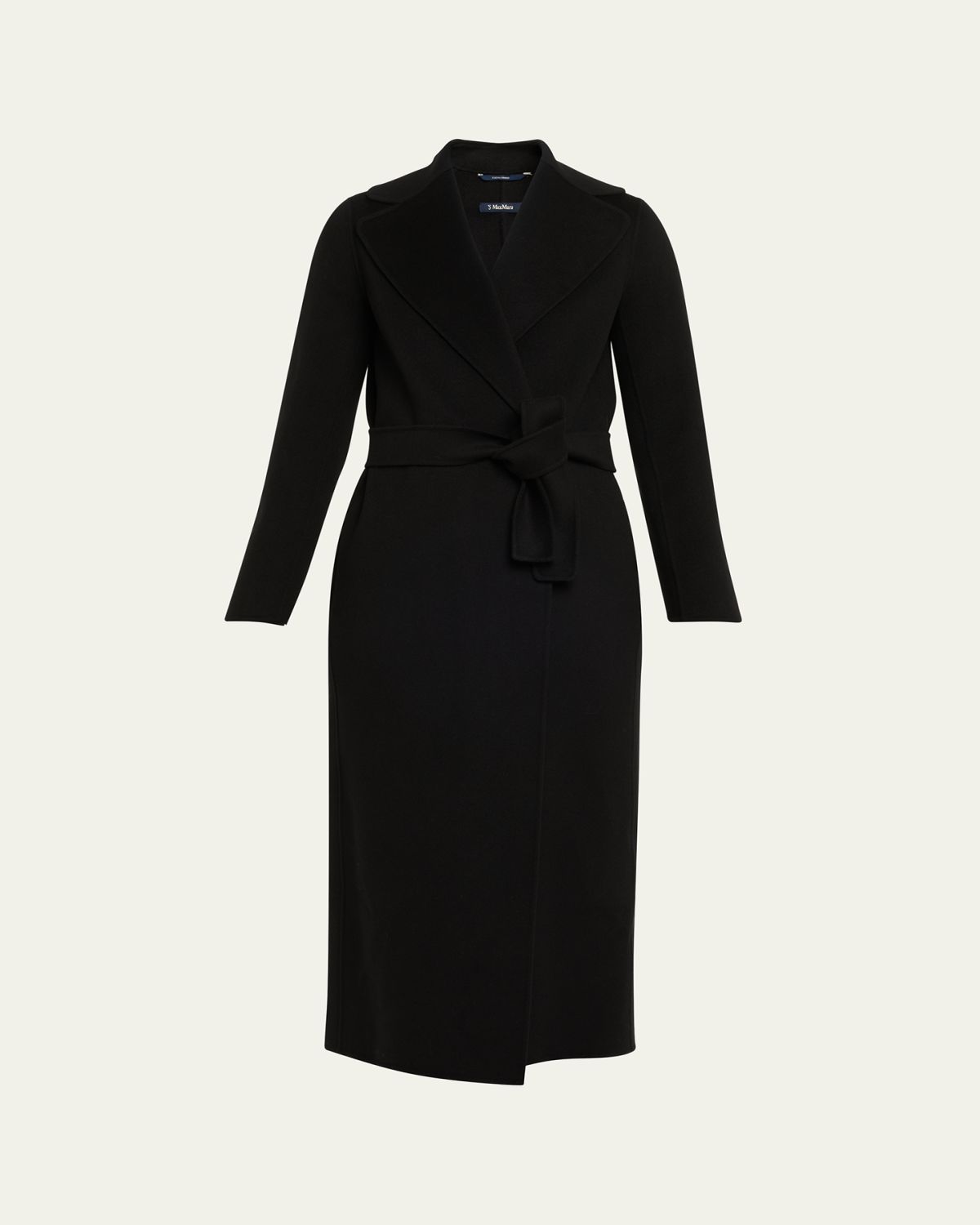 Max Mara Poldo Wool Long Wrap Coat