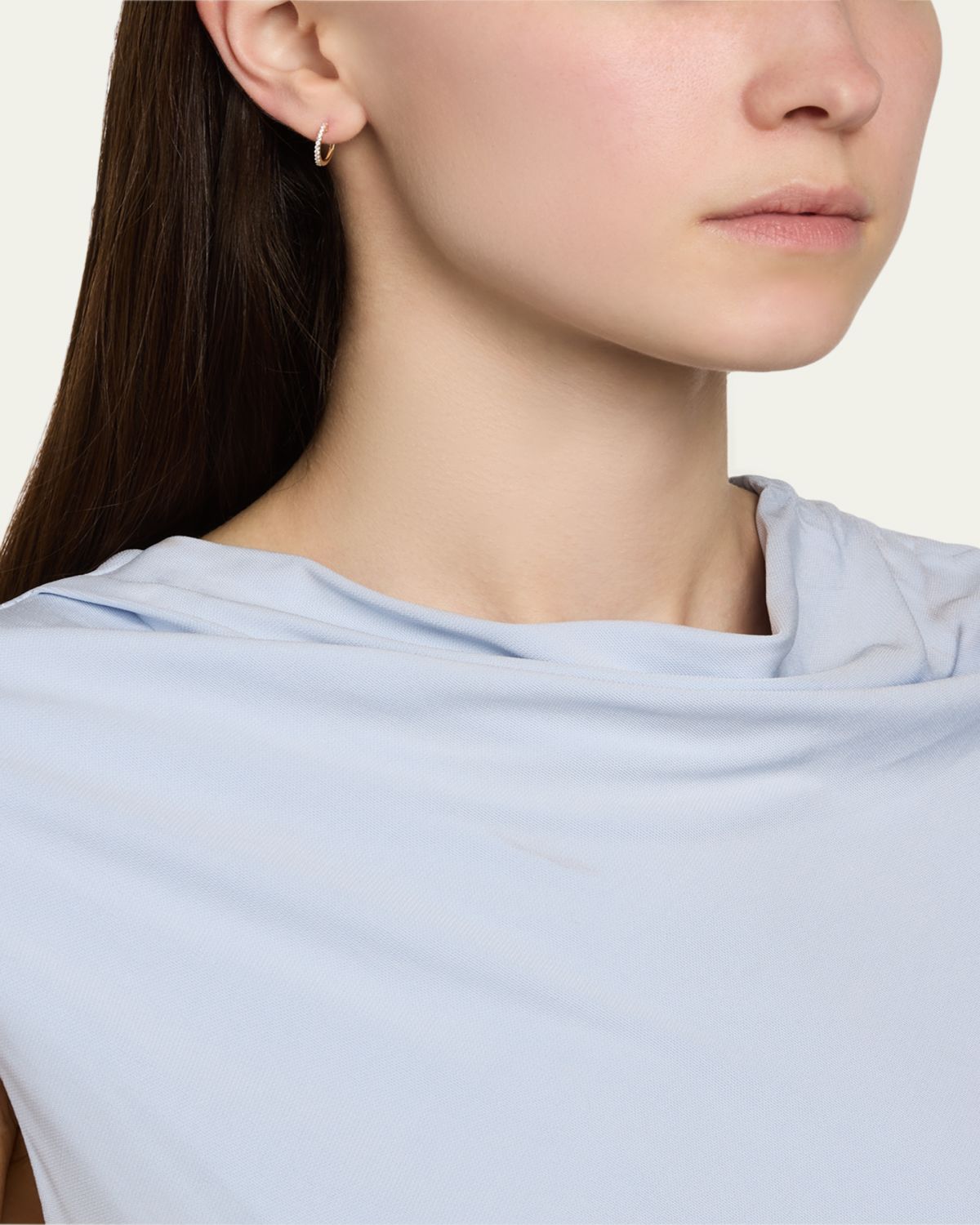 Lana 14K Yellow Gold Mini Flawless Diamond Huggie Earrings | Thumbnail 2 Lana 14K Yellow Gold Mini Flawless Diamond Huggie Earrings | Thumbnail 2