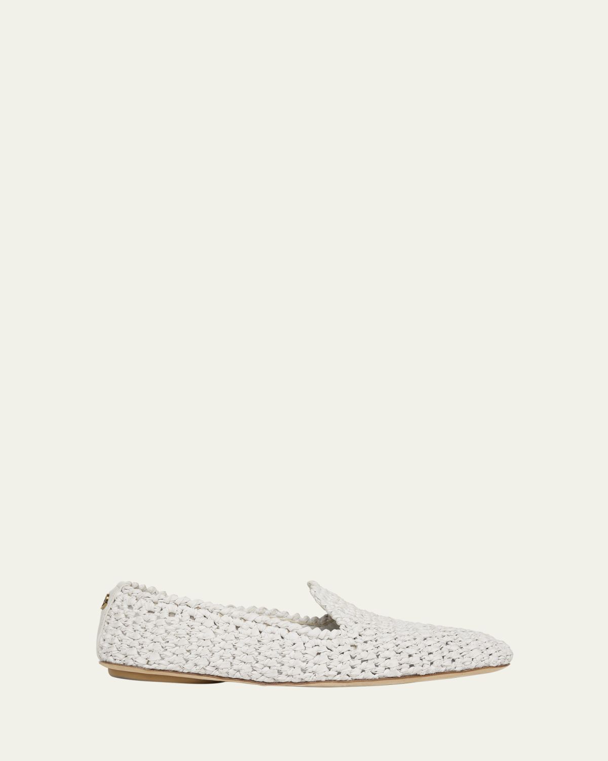 Moncler Woven Leather Loafers