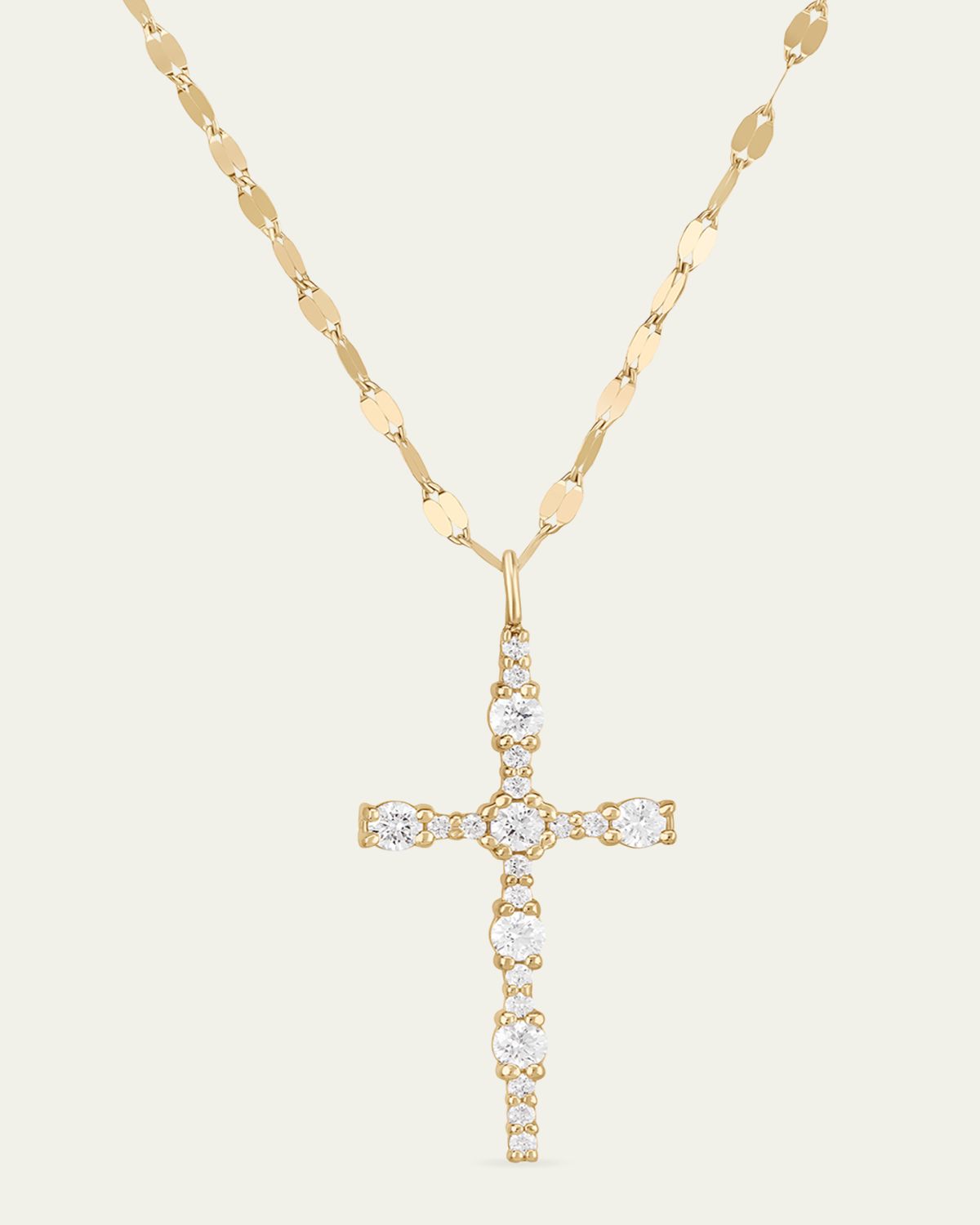 Lana Elevated Diamond Everyday Cross Necklace in 14K Yellow Gold, 18"L | Thumbnail 3 Lana Elevated Diamond Everyday Cross Necklace in 14K Yellow Gold, 18"L | Thumbnail 3