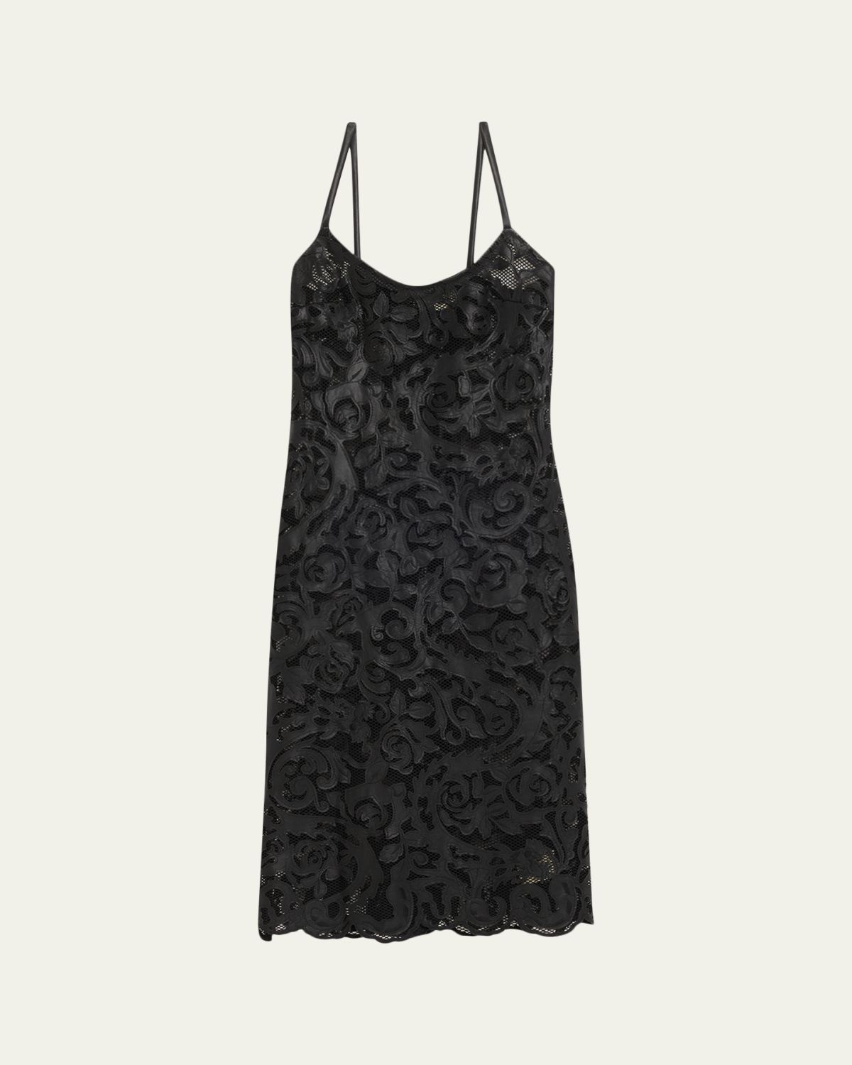 L 'Agence Kazuko Lasercut Midi Dress